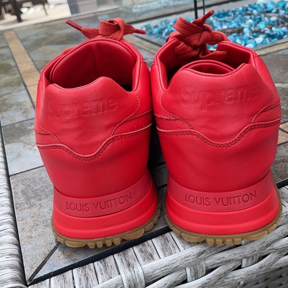Supreme Louis Vuitton gum bottom red - Picture 5 of 8